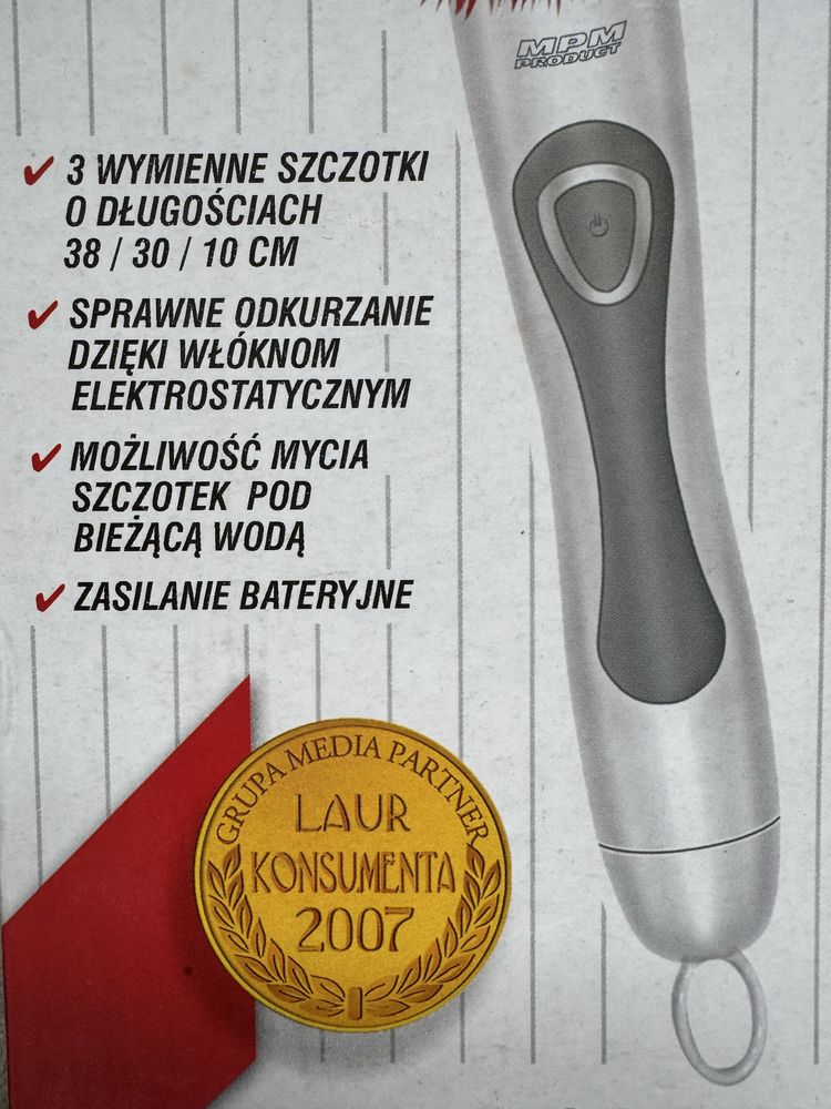MPM nowa Elektroniczna obrotowa szczotka do kurzu