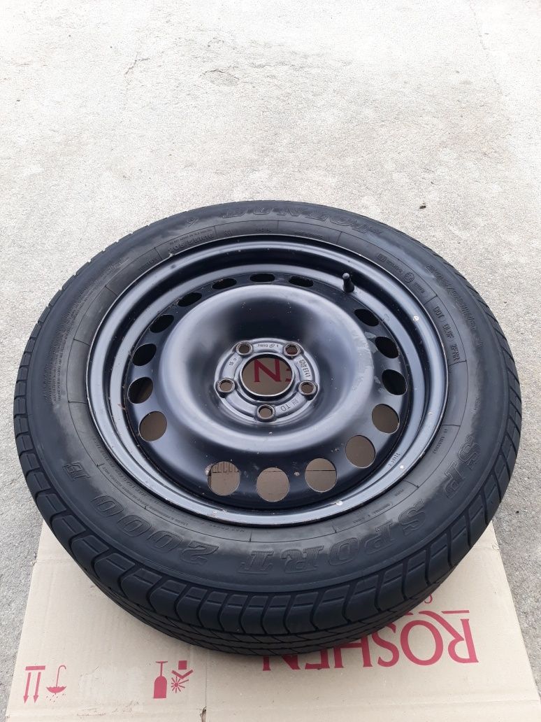 Запаска 5/110r16 Dunlop Sport2000 205.55.16 91v Opel Zafira,Astra