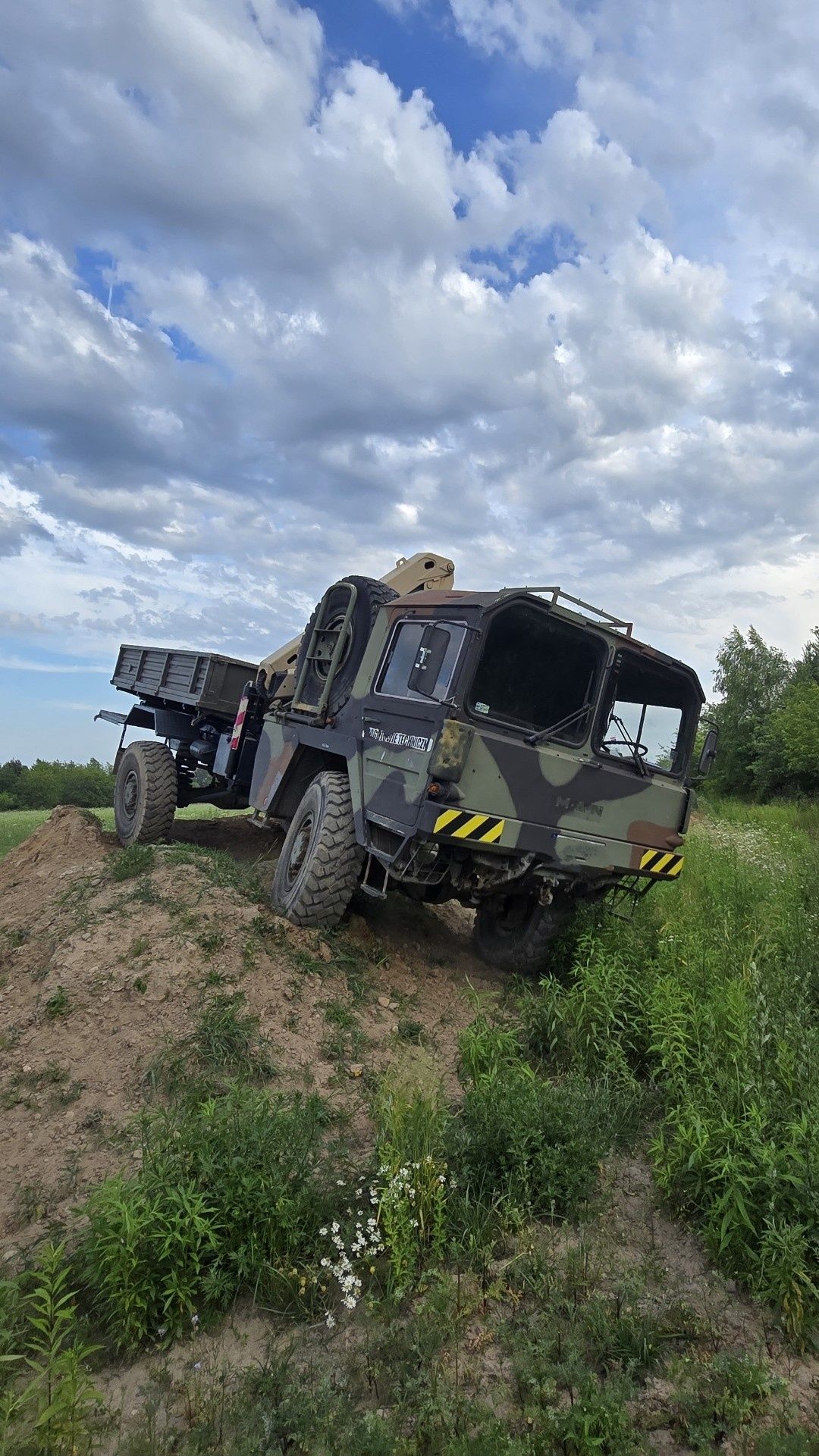 Man kat 4x4 Palfinger UDT HDS  2 in 1 skrzynia, Tesmec, energetyka