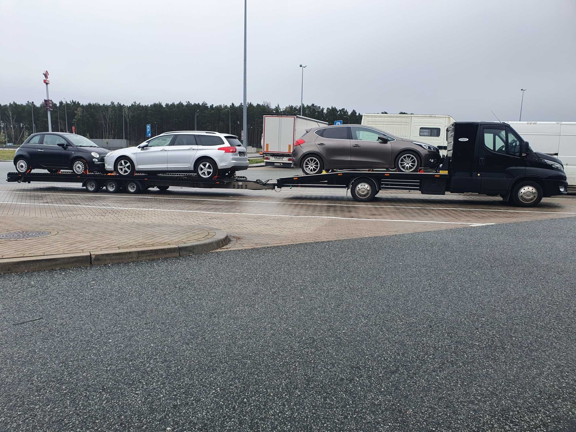 TRANSPORT POJAZDÓW  Autolaweta Pomoc Drogowa Niemcy Chorwacja Włochy €
