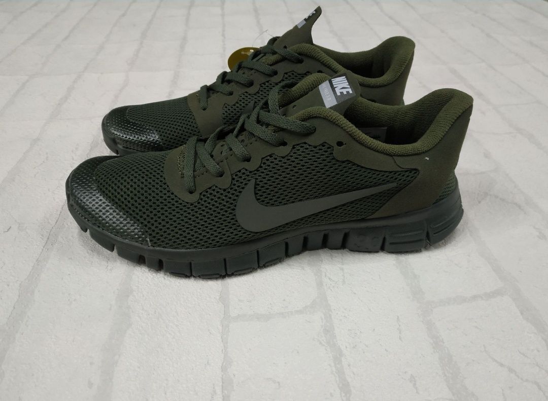 Кроссовки Nike Free хаки 3.0