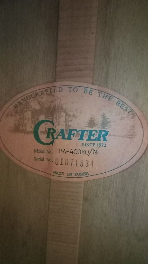 Crafter bass guitar