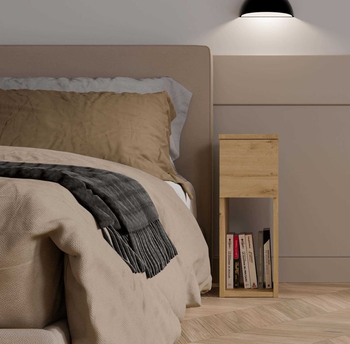 SZAFKA NOCNA GALAX 20 1S Stolik Nocny z Szufladą Sypialni RÓŻNE KOLORY