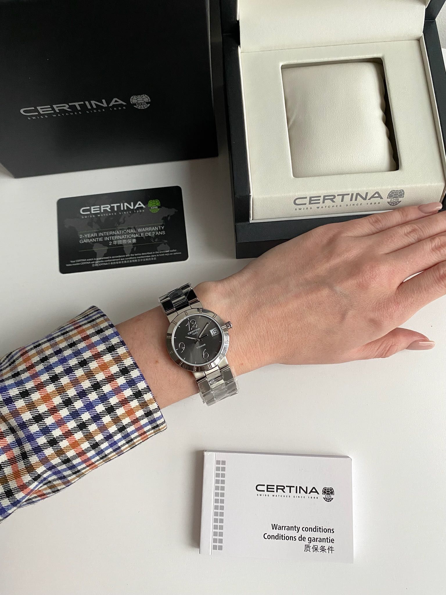 CERTINA DS Stella жіночий швейцарський годинник женские часы подарунок