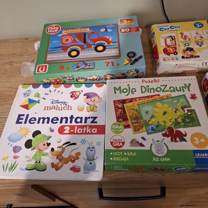 Gry,puzzle,układanki 2-4 lat