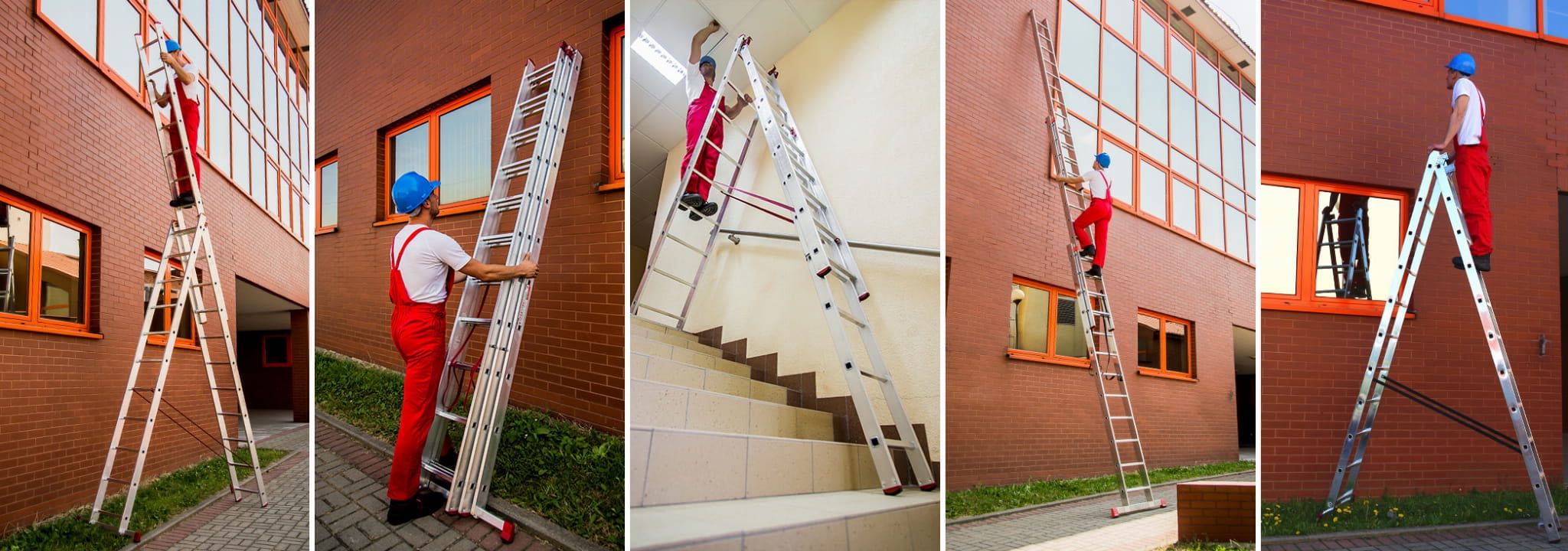 PROMOCJA! Drabina Aluminiowa 4,26 m - do 150 kg! 3 częściowa (3x7)