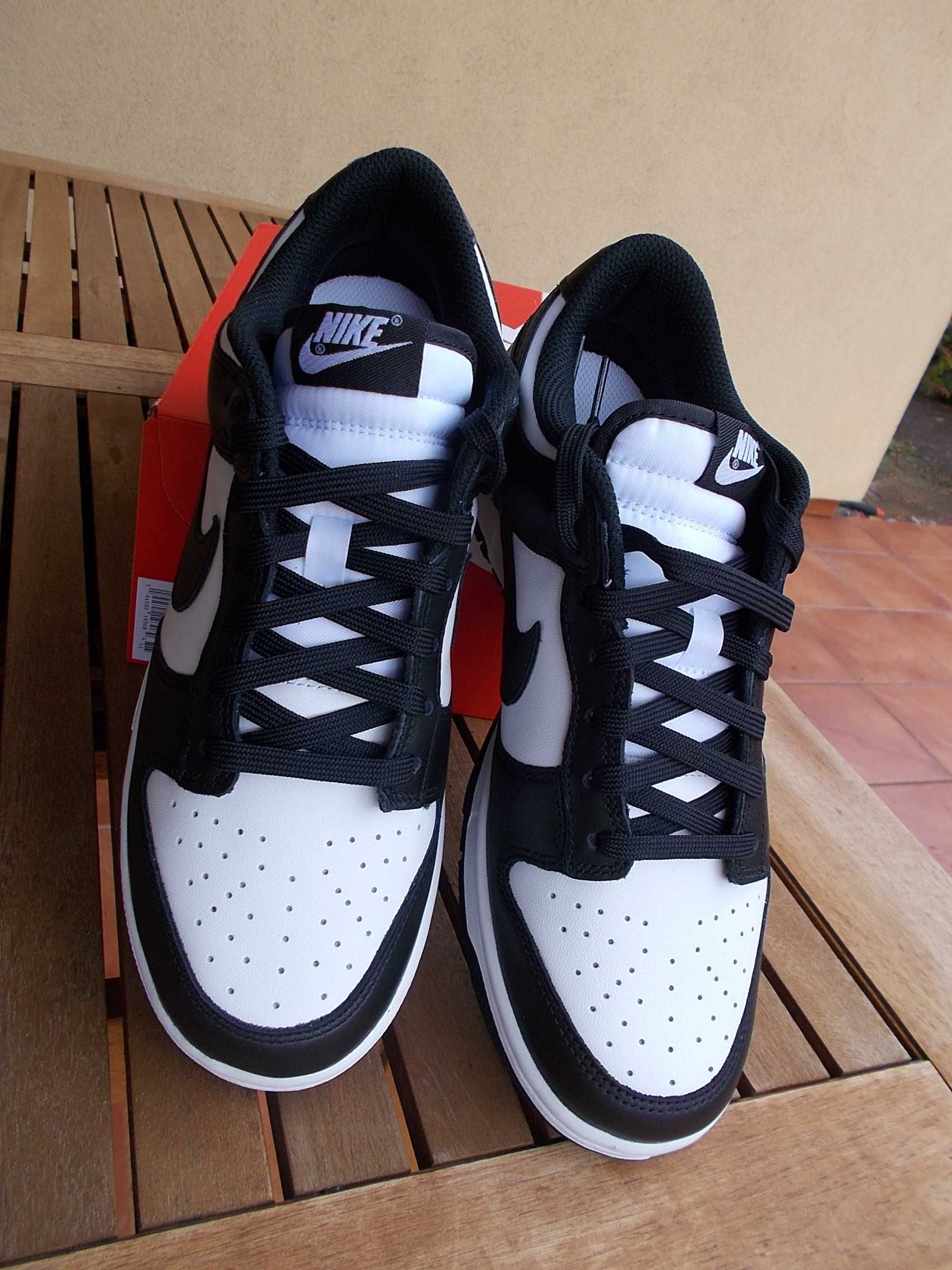 (roz. 40 -25,5 cm) Nike Dunk Low Black White 2021 Jordan 1 Dunk Panda