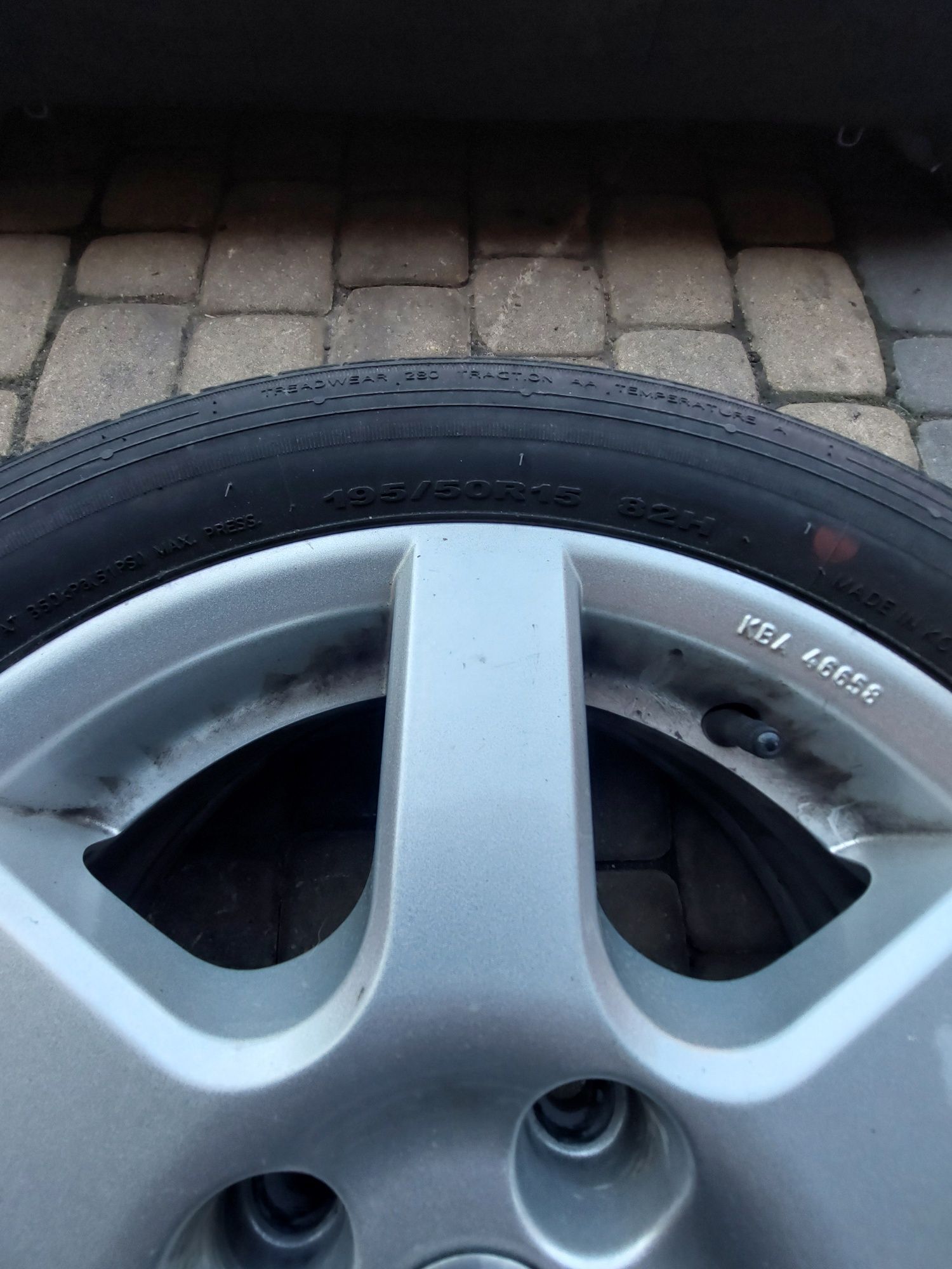 Koło zapasowe 6J×15H2 ET44 Styropian lewarek klucz hak Ford fiesta mk7