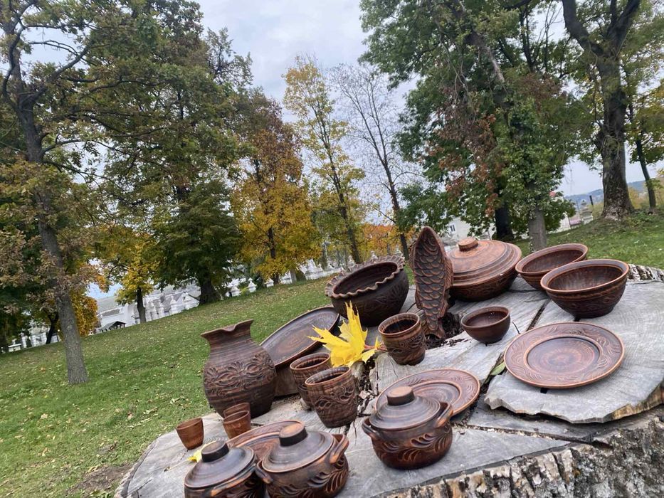 Посуд глиняний українського виробника ручної роботи