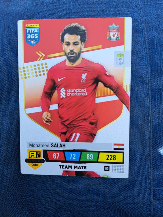 Karta Mohamed Salah Liverpool Panini Fifa 365 sezon 2022/2023