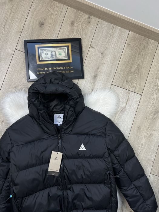 Все размеры | Зимний пуховик Nike ACG Primaloft Gore-Tex | черный цвет