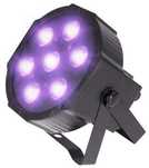 Reflektor Mocny LED UV 7x15W + RGBWA DMX Strobo Pilot Dużo