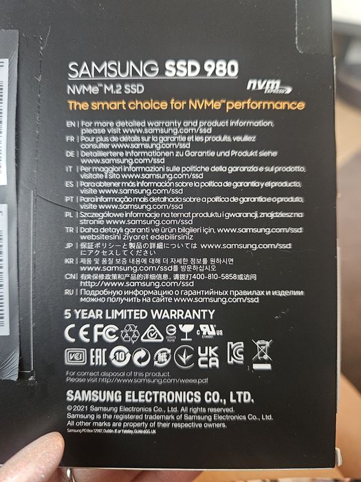Dysk M.2 SSD nowy 1 TB