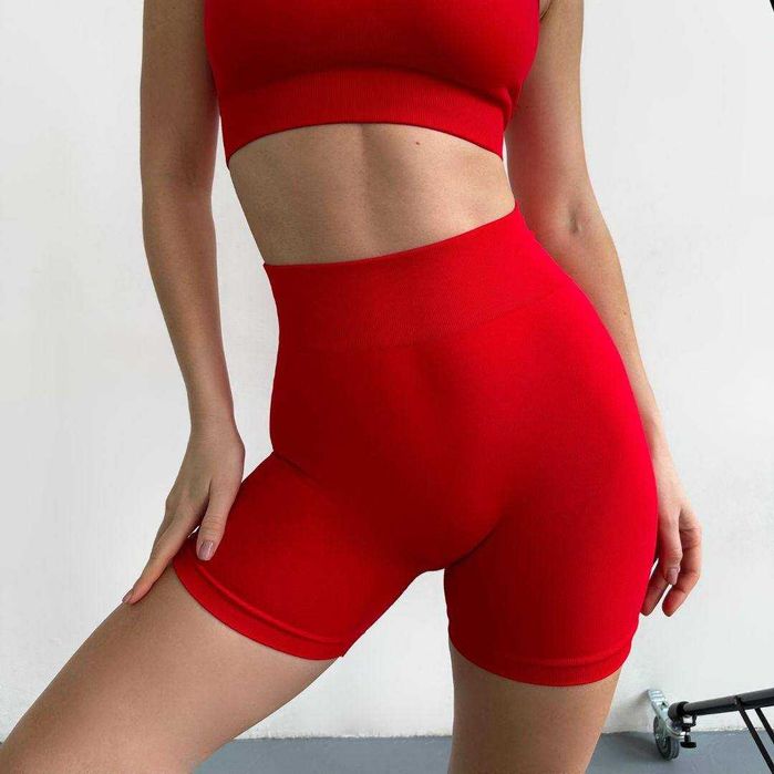 Шорти Model XK07 червоні пушап для фітнесу - SM