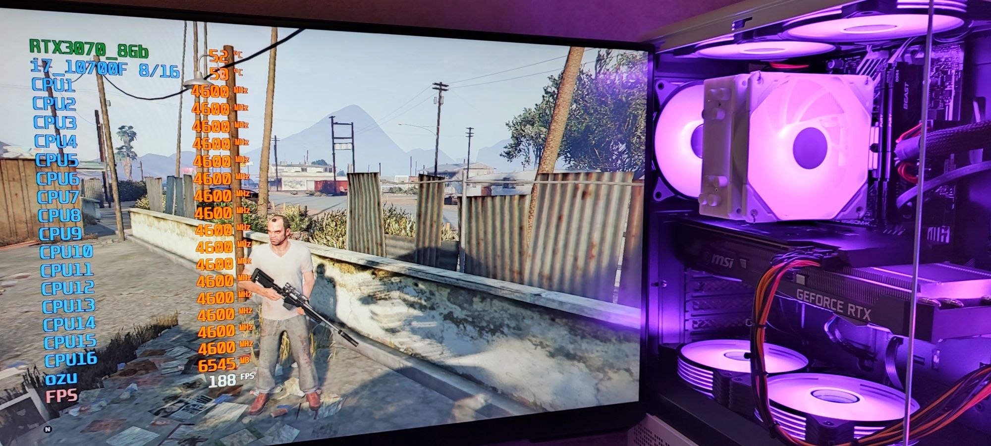 Игровой ПК i7 RTX3070 DDR6 stalker2 cs2 warzone pubg rust