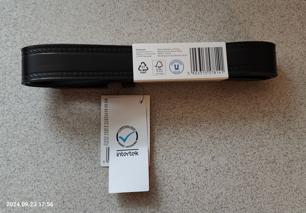 Pasek skórzany męski- rozmiar M 100 cm
