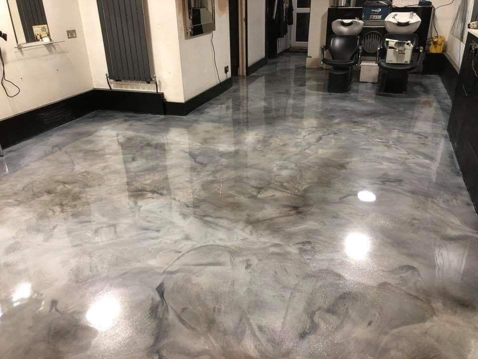 Pavimentos em Resina Epoxy / Epoxi Metalizada