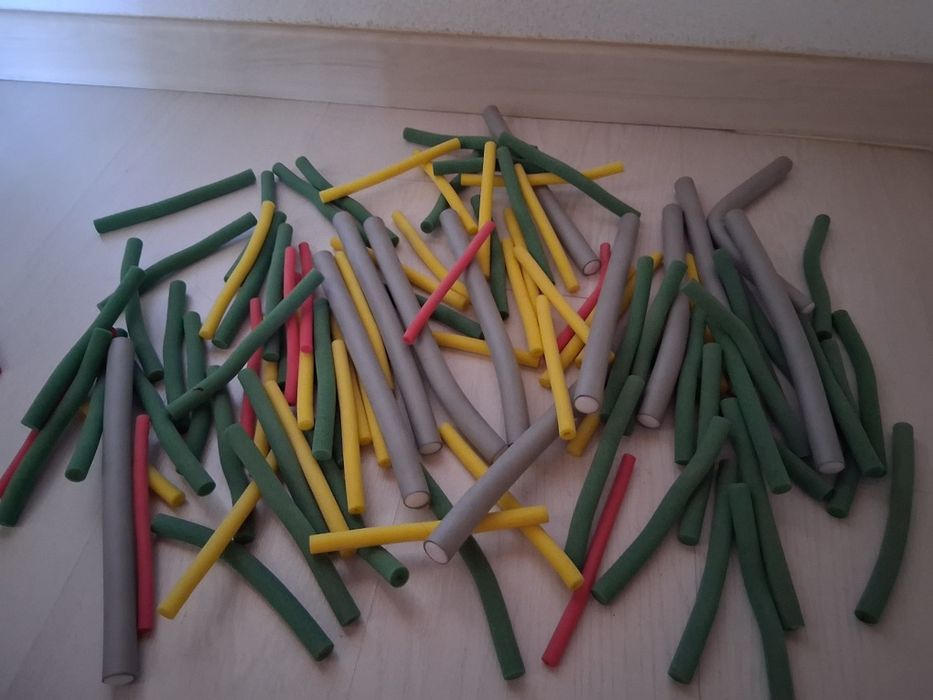 Rolos para fazer ondelacao, ou mise de rolos