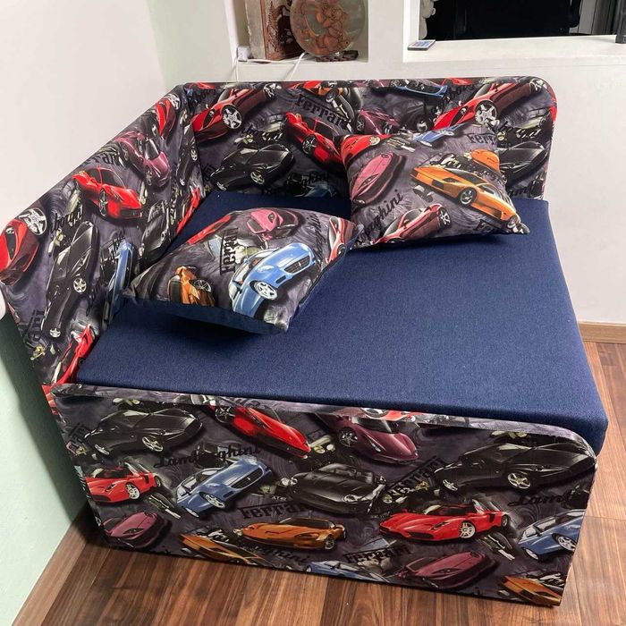 Дитячий диван ліжко трансформер для хлопчика детский диван раскладной