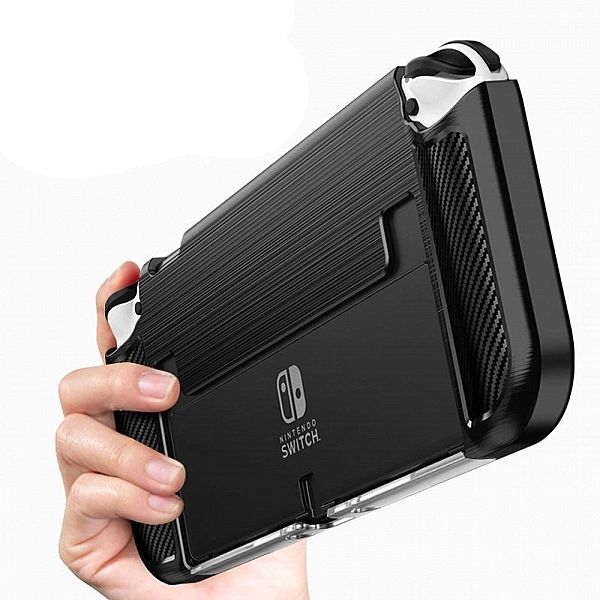 Etui Tpucarbon Black do Nintendo Switch Oled