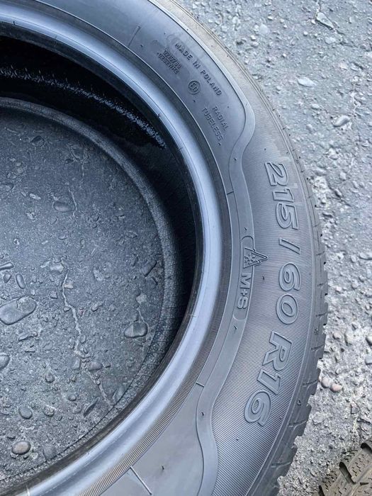 Шини 215/60 R16 Sava пара зима 2022рік,6,7 мм