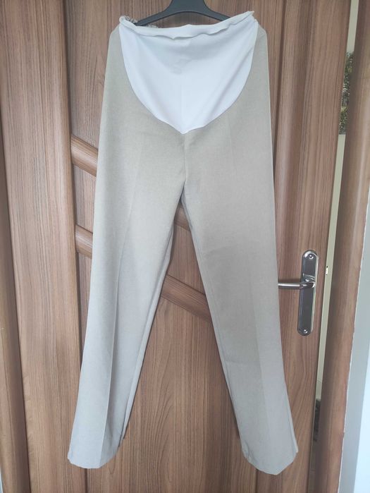 Spodnie ciążowe rozm. 36 / S beżowe