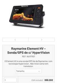 Raymarine Element 7 HV – Sonda/GPS de 7” c/ HyperVision