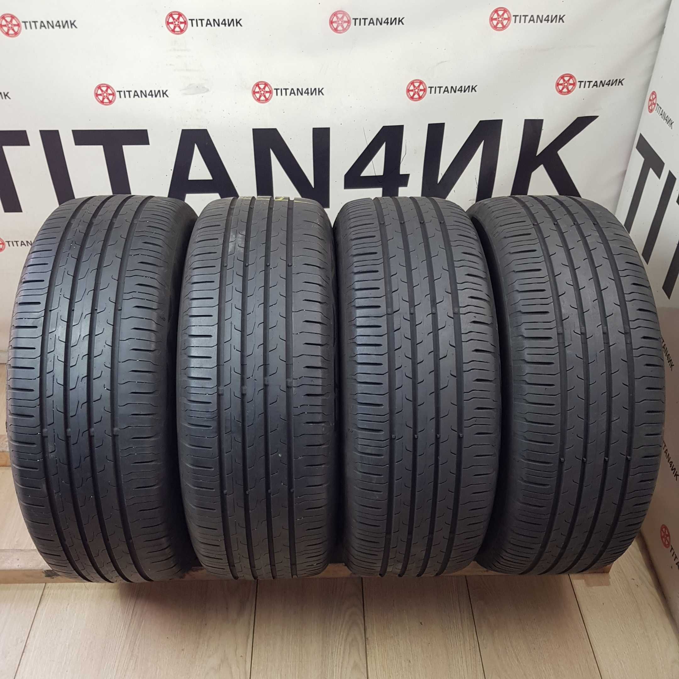 +4шт 85% Шини Літні 215/55/16 Continental EcoContact 6 R16 літо резина