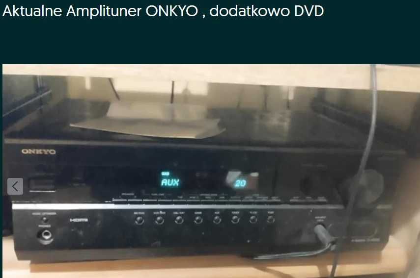 Aktualne LIPIEC Głośniki 2x Magnat 170x2, Amplituner Onkyo TX-SR308