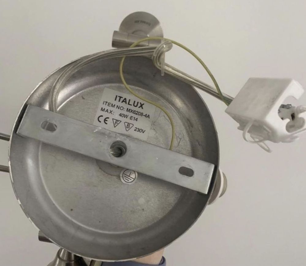 Lampy wiszące Italux Globus (3szt.)