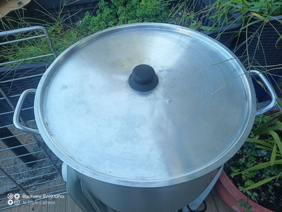 Panela grande inox industrial para o caldo verde