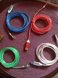Świecący kabelek USB C 2 m ładowarka
