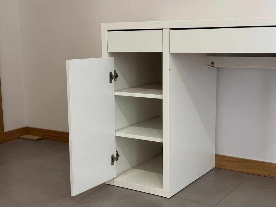 Secretária branca com arrumação | IKEA Micke