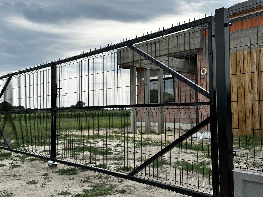 Brama Panelowa Skrzydłowa Furtka Zestaw