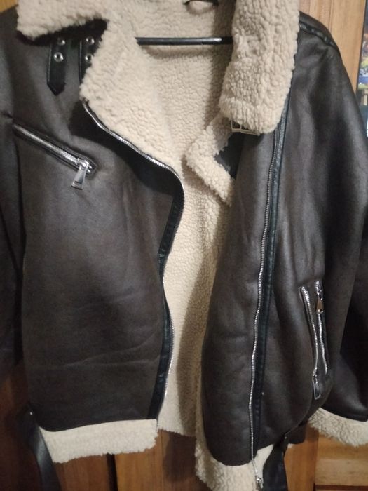 Дублёнка женская, цвет шоколад