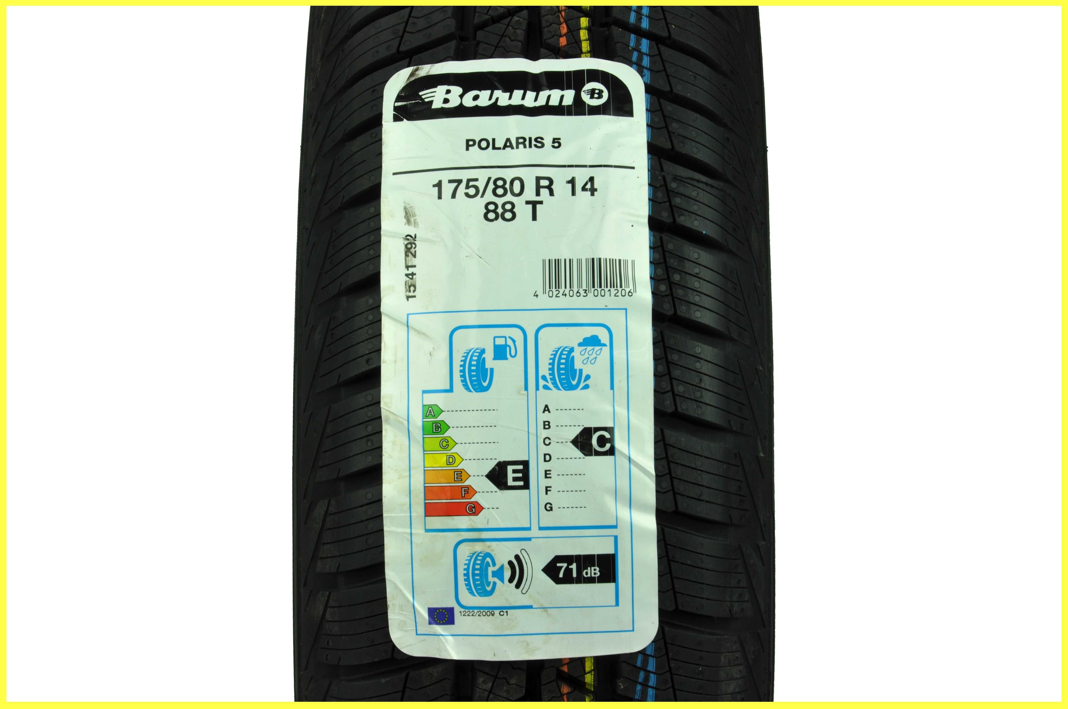Opony zimowe 175/80R14 88T Polaris 5 BARUM - 4 sztuki