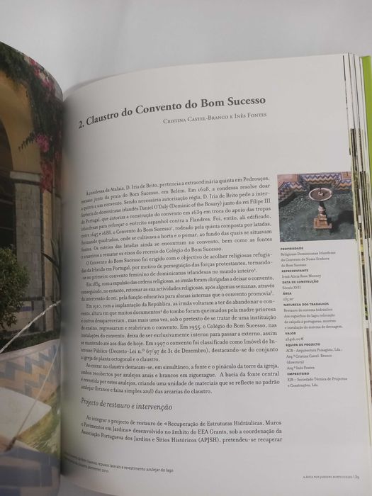 A água nos Jardins Portugueses