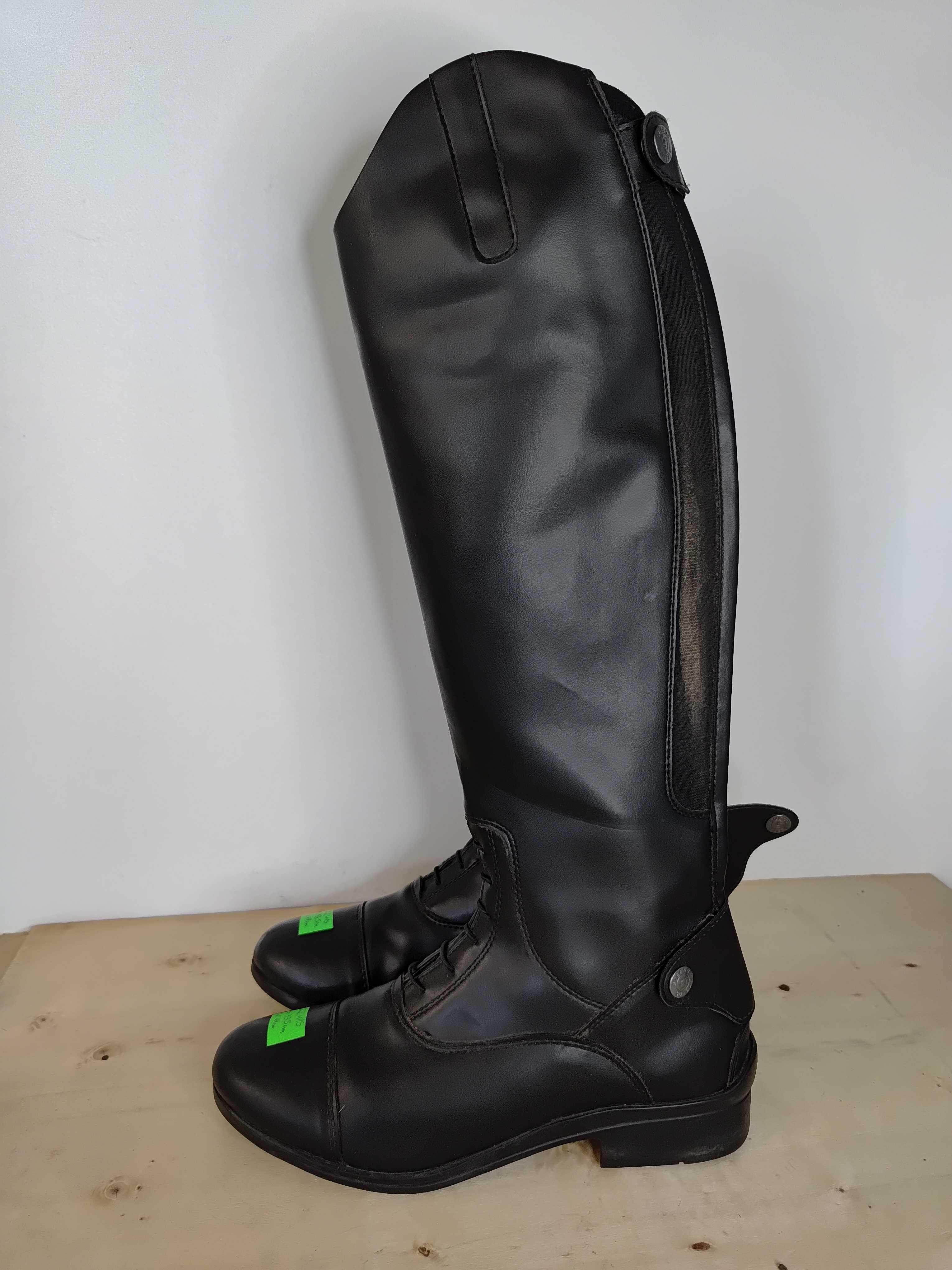 202.41. Oficerki Steeds Tender, roz: 41 Slim, łyd: 33,5cm, wys: 44cm