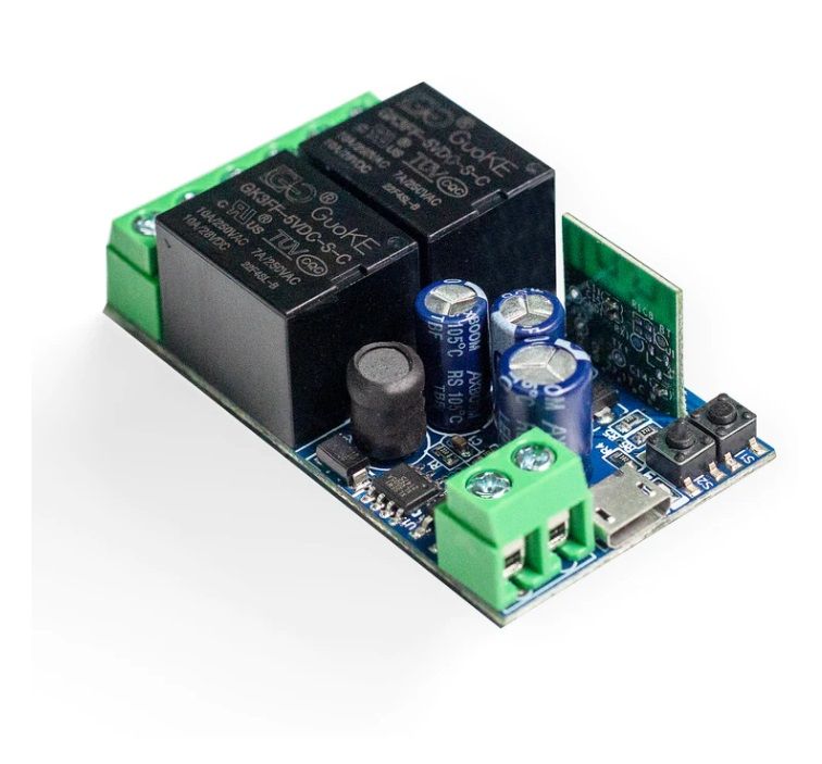 Przekaźniki 2CH eWeLink Wifi + RF 2,4Ghz 7-48V USB