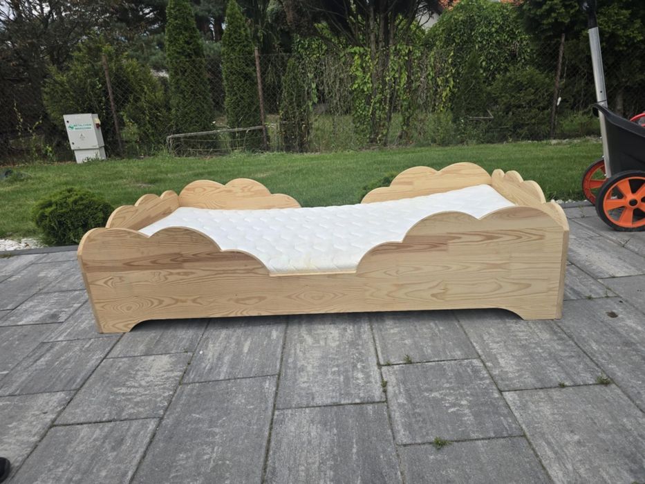 Łóżko dziecięce chmurka + materac 80x160
