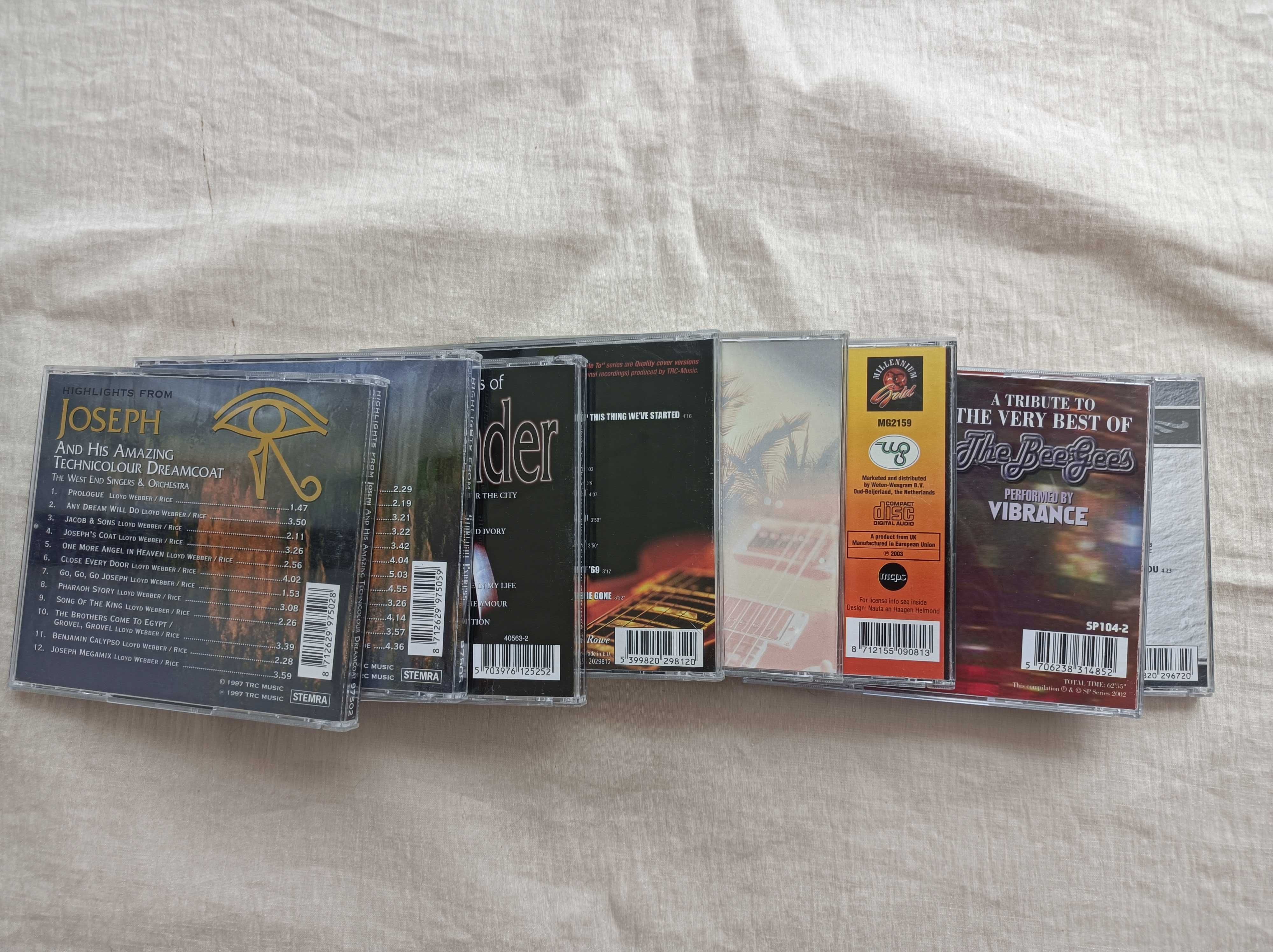 Lote 8 Cds de Tributo