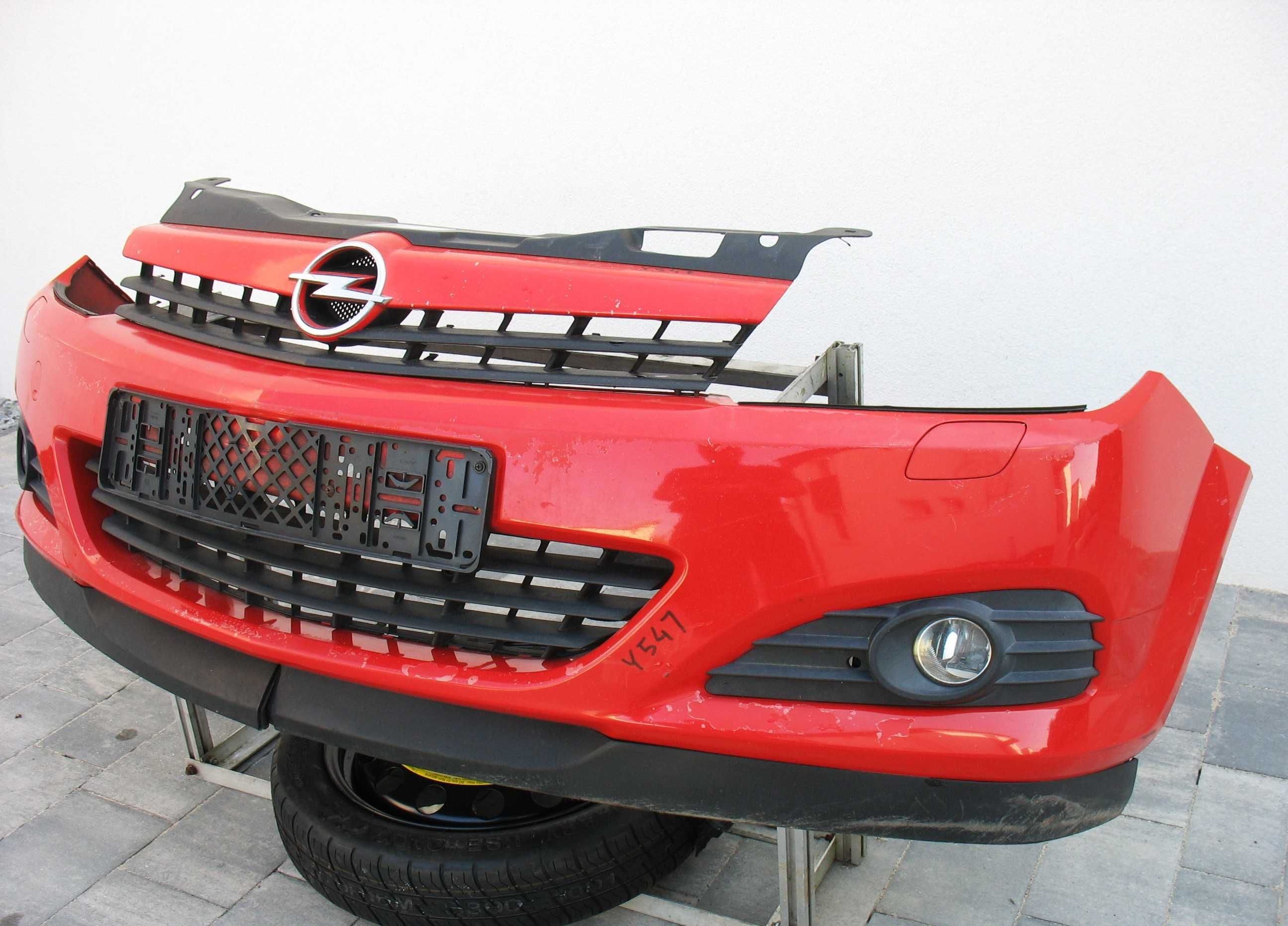Opel Astra GTC zderzak przód spryskiwacze Grill czerwony Y547