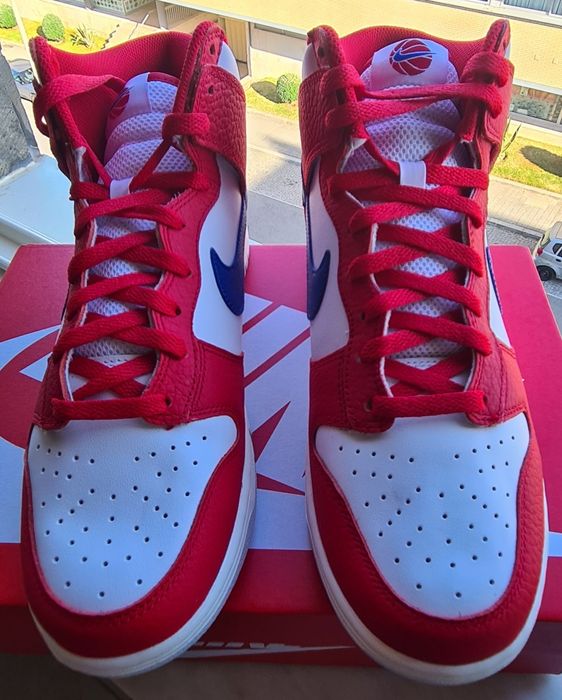 Ténis novos a estrear na caixa Nike Dunk High Retro 42,5