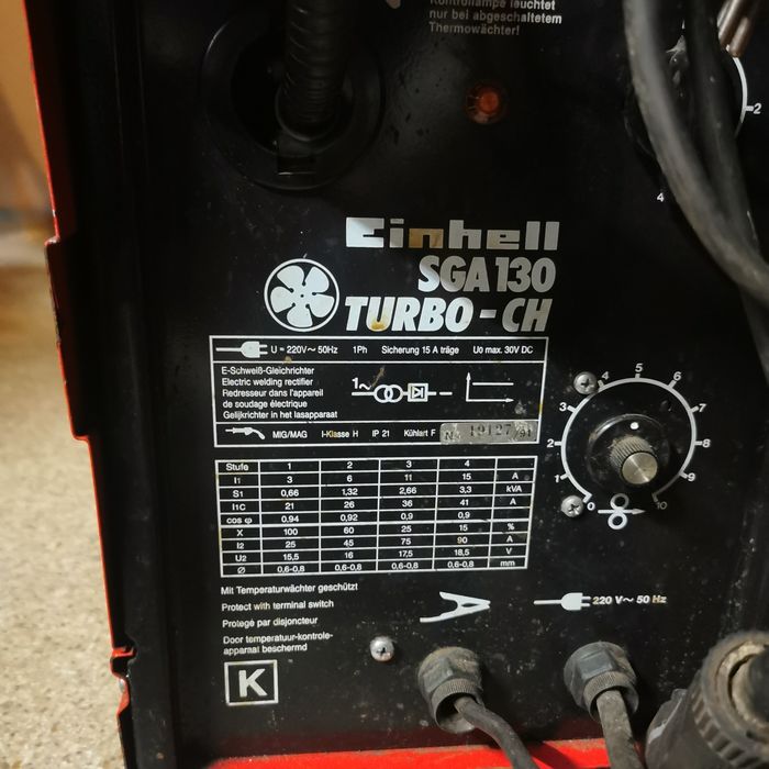 Spawarka Einhell SGA 130 Turbo-CH MIG/MAG