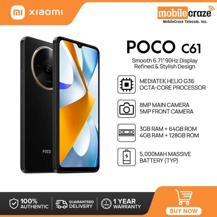 Смартфон POCO C61 3/64GB