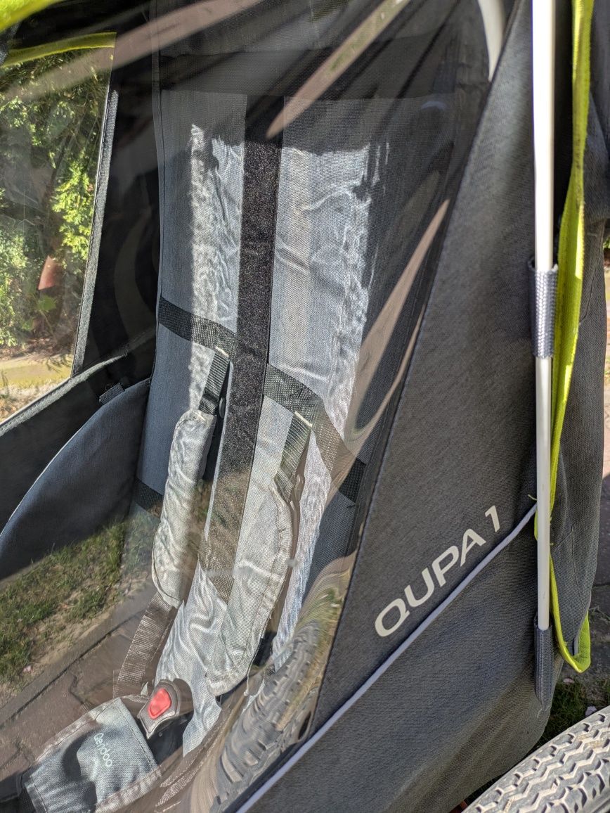 Przyczepka rowerowa Queridoo Qupa 1 lime