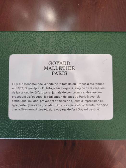 Goyard White Cardholder