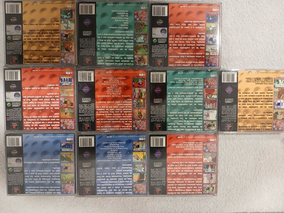 Ps1 - 10 jogos coleção didática