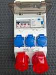 Rozdzielnica elektryczna 3 fazowa budowlana przenośna