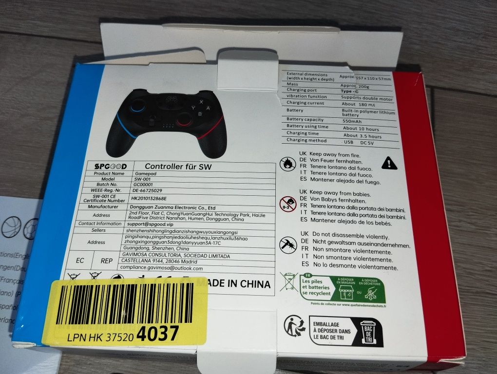 Kontroler do Nintendo Switch